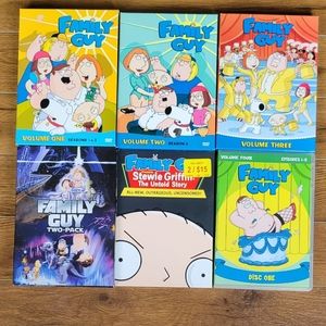 Family Guy Seasons 1-4 and Three Movies